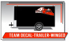 GKG TEAM DECAL WEDGE TRAILER SET